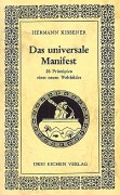 Kissener, Hermann <br>DAS UNIVERSALE MANIFEST